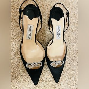 Jimmy Choo sling backs.